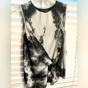 ZARA Black and White Blouse